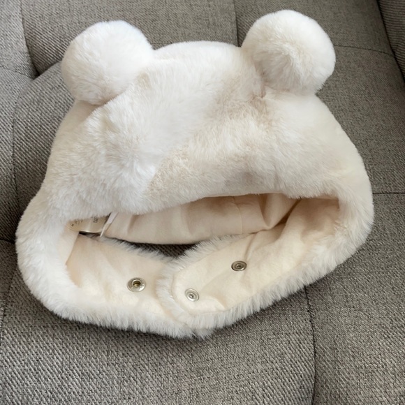 First Impressions Other - First Impressions Faux Fur Winter Baby Hat 0-6 Months